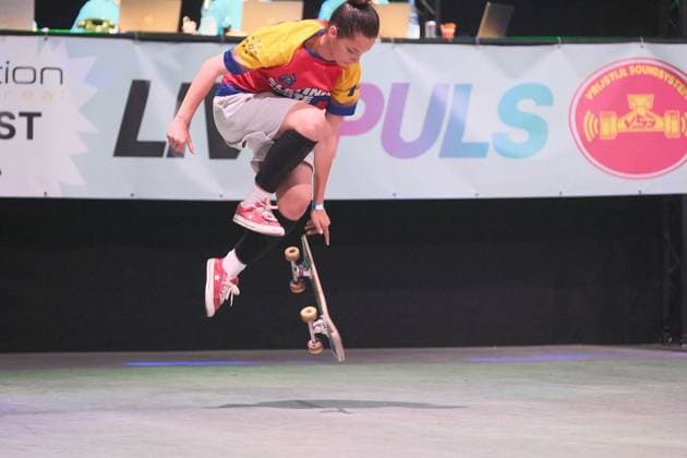 Skateboard, Freestyle-Skate-WM in Kassel