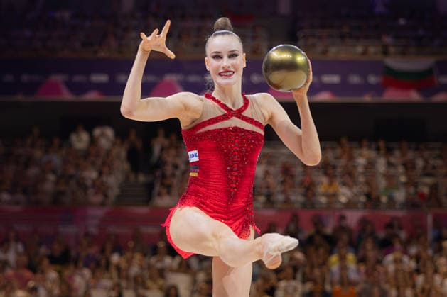 Rhythmische Sportgymnastik, RSG, WM in Frankfurt, Weltmeisterin Darja Varfolomeev