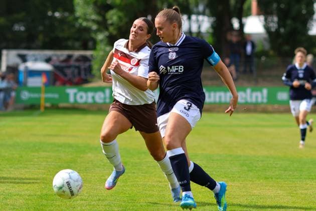 Fußball, Frauen, DFB-Pokal, Play-Offs, FC St. Pauli - SV Meppen