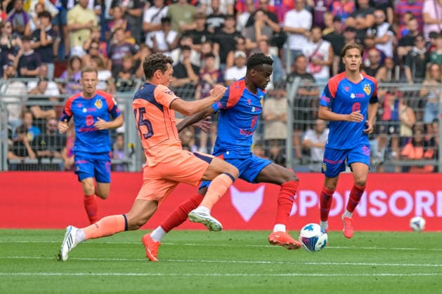 Fußball, Testspiel, FC Basel - FC Barcelona