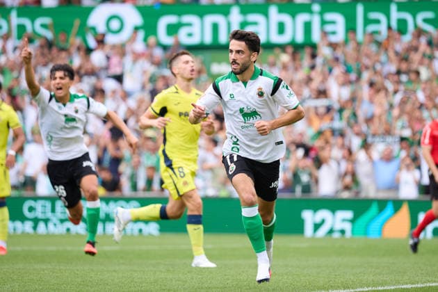 Fußball, Spanien, Racing Santander - FC Villarreal
