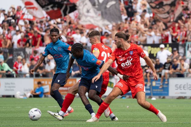 Fußball, Schweiz, Pokal, FC Kerzers - FC Sion