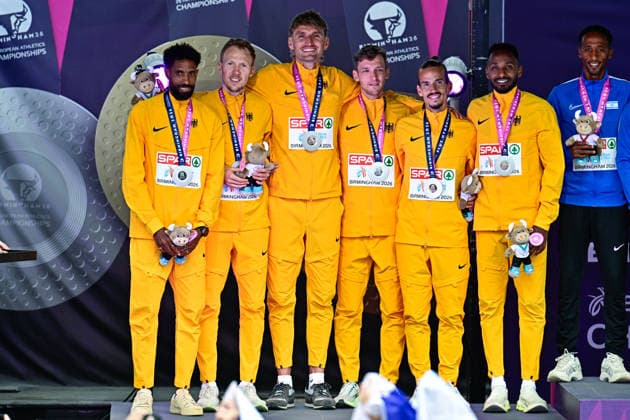 Leichtathletik, EM in Birmingham, Marathon, Team, Deutschland holt Silber