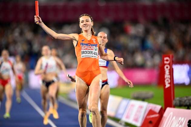 Leichtathletik, EM in Birmingham, 4x400m Staffel der Frauen, Europameister Niederlande