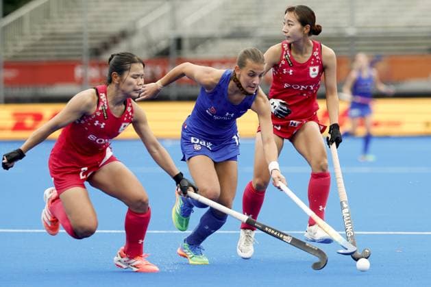 Feldhockey, Frauen, FIH WM, Chile - Japan