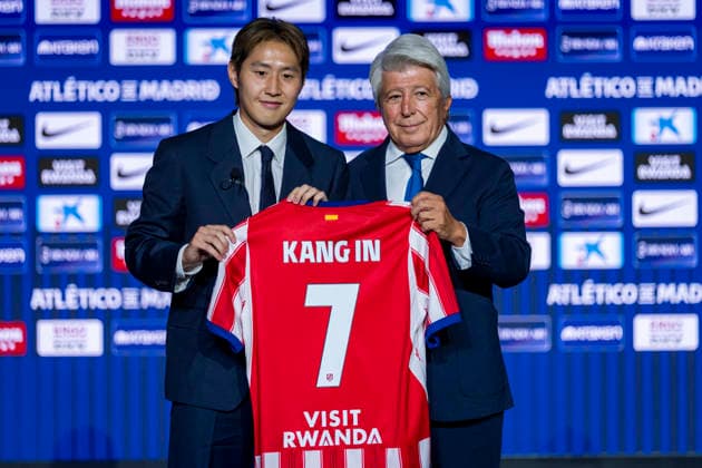 Fußball, Spanien, Atletico Madrid präsentiert Neuzugang Kang-In Lee