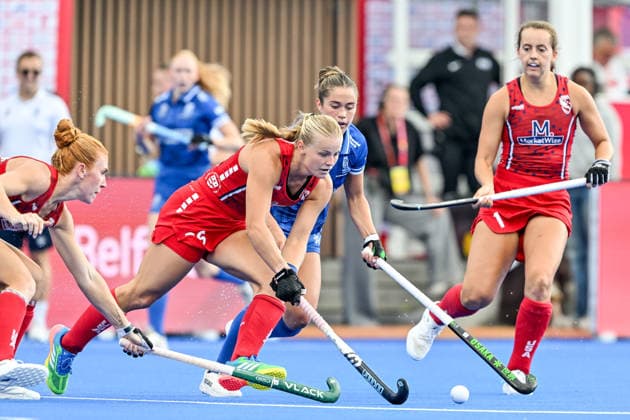 Feldhockey, Frauen, FIH WM, USA - Schottland