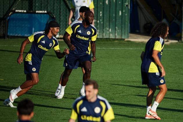 Fußball, CL-Quali, Fenerbahce Istanbul, Training mit Romelu Lukaku