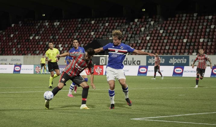 Fußball, Coppa Italia, US Cremonese - Sampdoria Genua