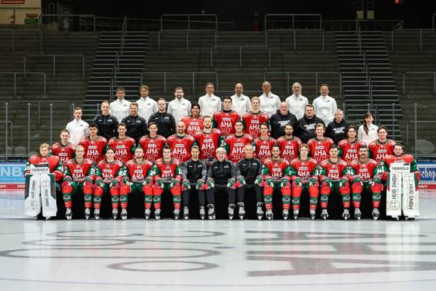 Eishockey, DEL, Augsburger Panther, Porträttermin vor Beginn der Saison 2026 2027