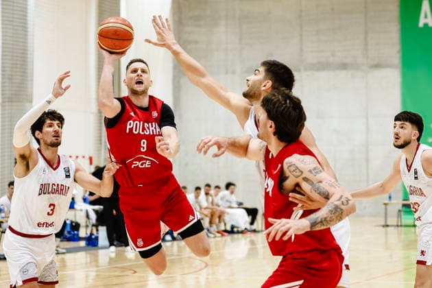 Basketball, Trainingsspiel, Polen - Bulgarien