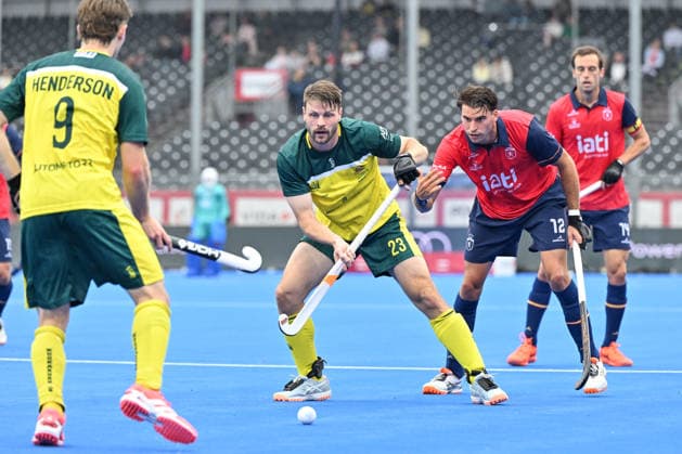 Feldhockey, Männer, FIH WM, Spanien - Australien