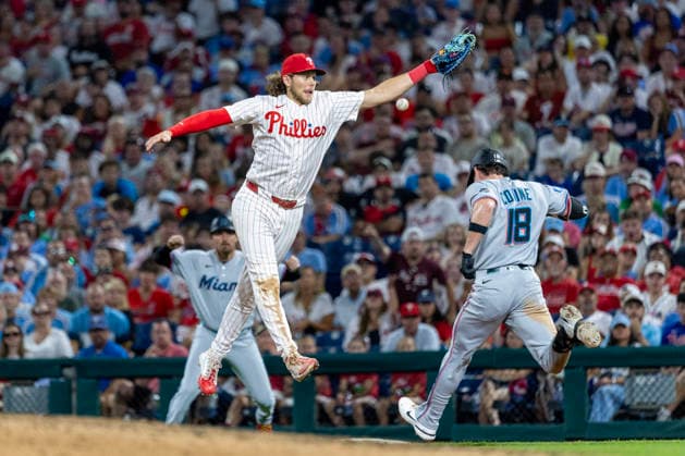 Baseball, MLB, Philadelphia Phillies - Miami Marlins