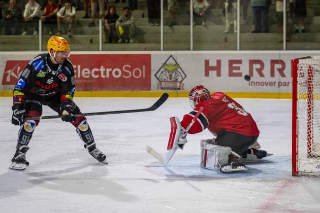 Eishockey, Testspiel, Lausanne HC - Fischtown Pinguins