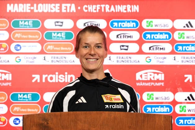 Fußball, Frauen, 1. BL, 1. FC Union Berlin, Pressekonferenz mit Marie-Louise Eta