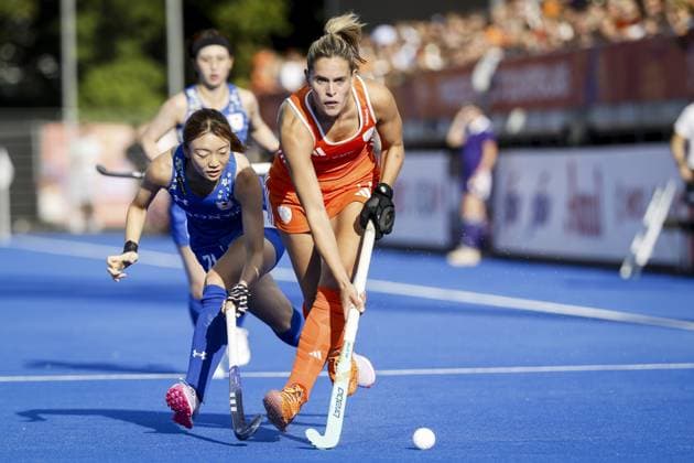 Feldhockey, Frauen, FIH WM, Niederlande - Japan
