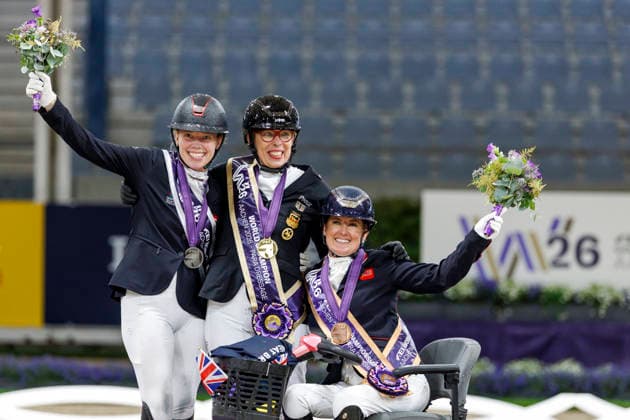 Pferdesport, WM in Aachen, Para-Dressur Medaillenvergabe