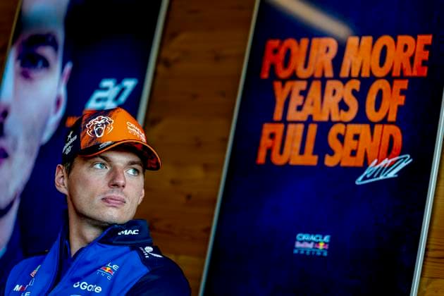 Formel 1, GP Niederlande in Zandvoort, Max Verstappen Pressekonferenz zu Vertragsverlängerung mit Red Bull bis 2030