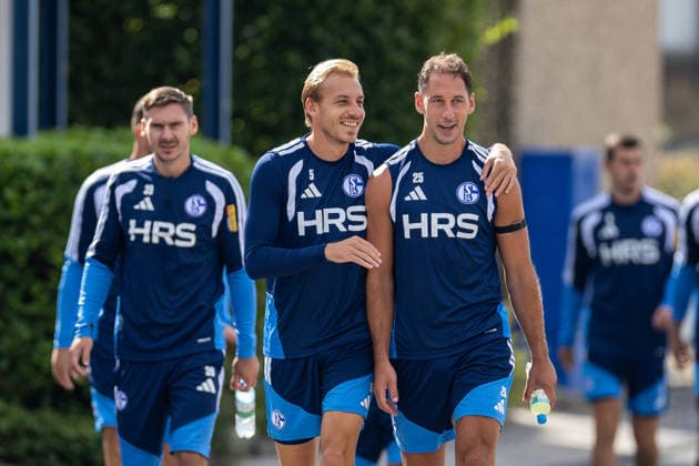 Fußball, 1. BL, FC Schalke 04, Training