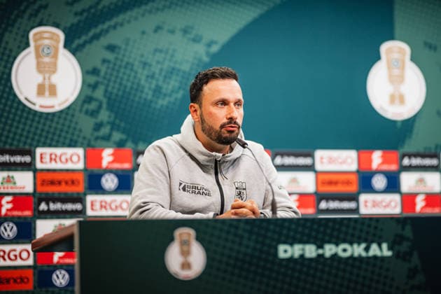 Fußball, DFB-Pokal, Lüneburger SK Pressekonferenz