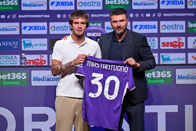 Fußball, Italien, AC Florenz, Franco Mastantuono Präsentation