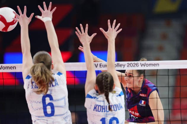 Volleyball, Frauen, EM, Frankreich - Slowakei
