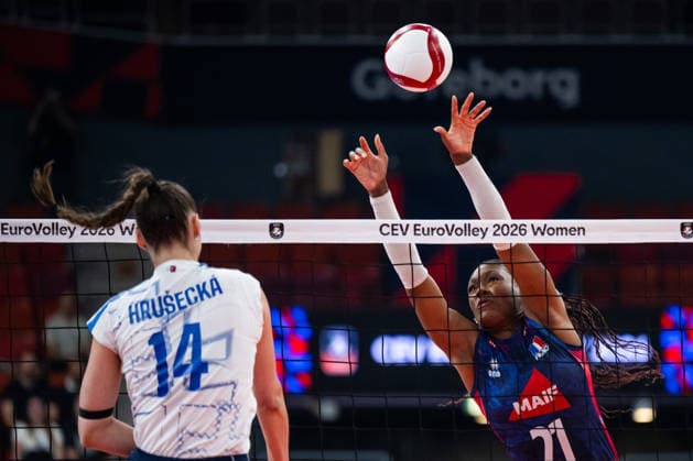 Volleyball, Frauen, EM, Frankreich - Slovakei