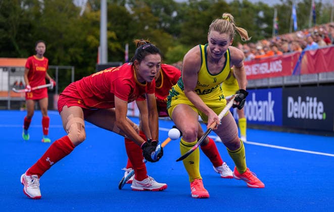 Feldhockey, Frauen, FIH WM, Australien - China