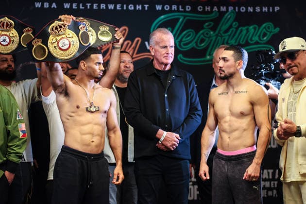 Boxen, Wiegetermin in Las Vegas