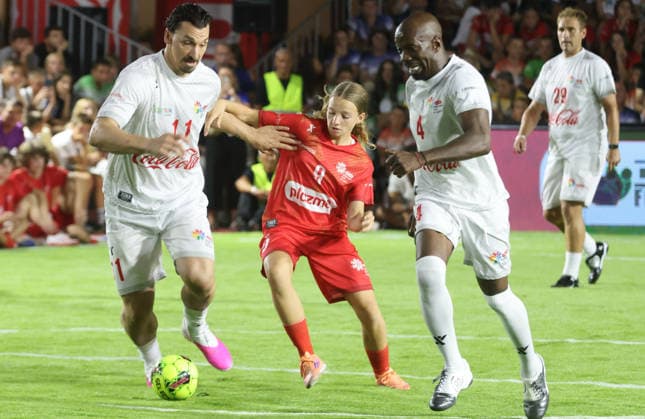 Fußball, Plazma Youth Sports Games in Split mit Zlatan Ibrahimovic