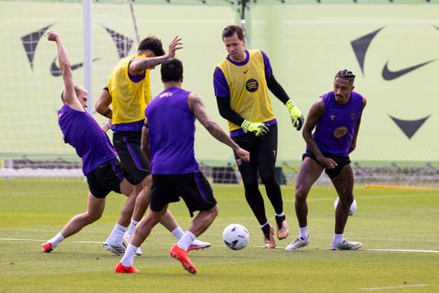 Fußball, Spanien, FC Barcelona, Training