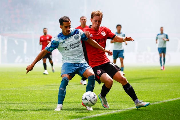 Fußball, DFB-Pokal, SV Wehen Wiesbaden - Bayer 04 Leverkusen