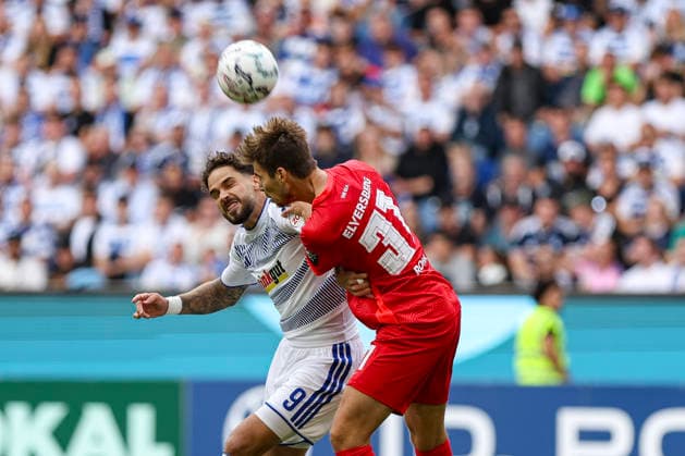 Fußball, DFB-Pokal, MSV Duisburg - SV 07 Elversberg