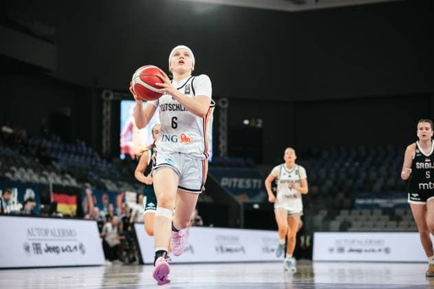 Basketball, Frauen U16 Länderspiel, Serbien - Deutschland