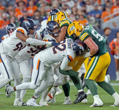 American Football, NFL, Preseason, Denver Broncos - Green Bay Packers