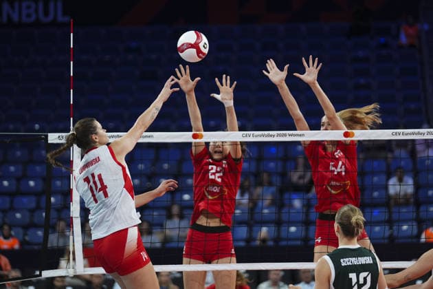 Volleyball, Frauen, EM, Ungarn - Polen