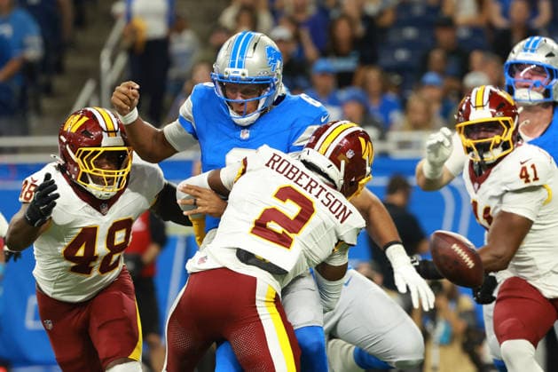American Football, NFL, Preseason, Detroit Lions - Washington Commanders