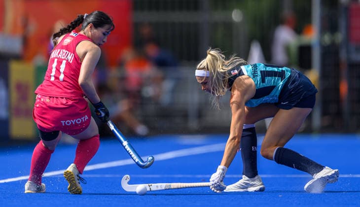 Feldhockey, Frauen, FIH WM, England - Japan