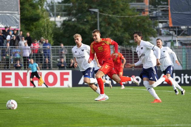 Fußball, DFB Pokal, Phönix Lübeck - SC Paderborn
