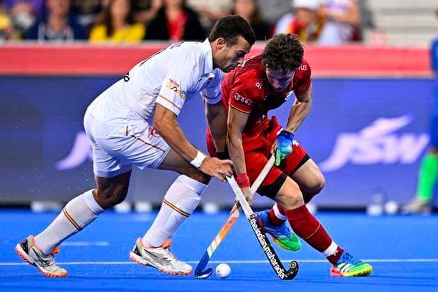 Feldhockey, Männer, FIH WM, Belgien - Spanien