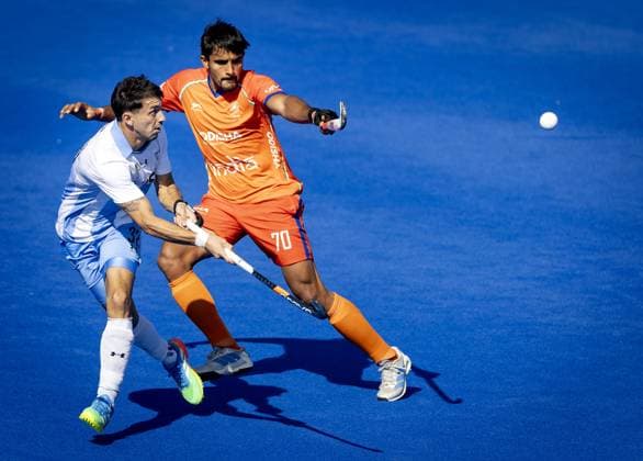 Feldhockey, Männer, FIH WM, Argentinien - Indien