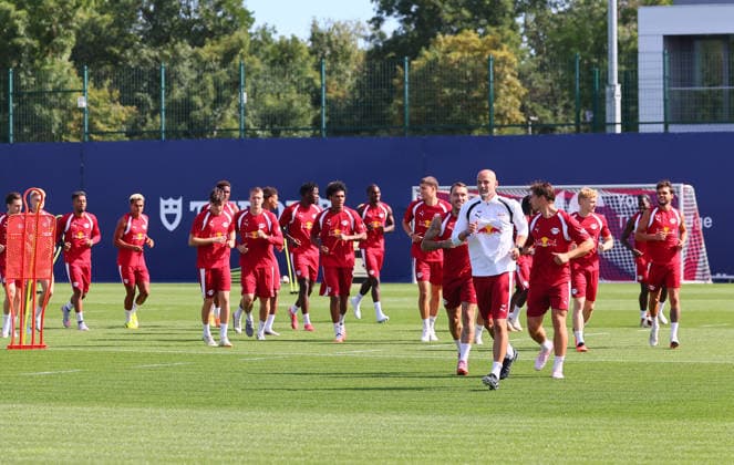 Fußball, 1. BL, RB Leipzig, Training