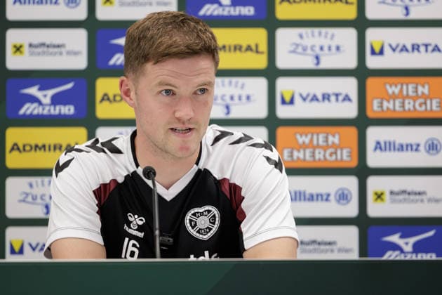 Fußball, ECL-Quali, Heart of Midlothian, Pressekonferenz