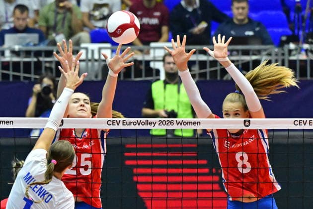 Volleyball, Frauen, EM, Tschechien - Ukraine
