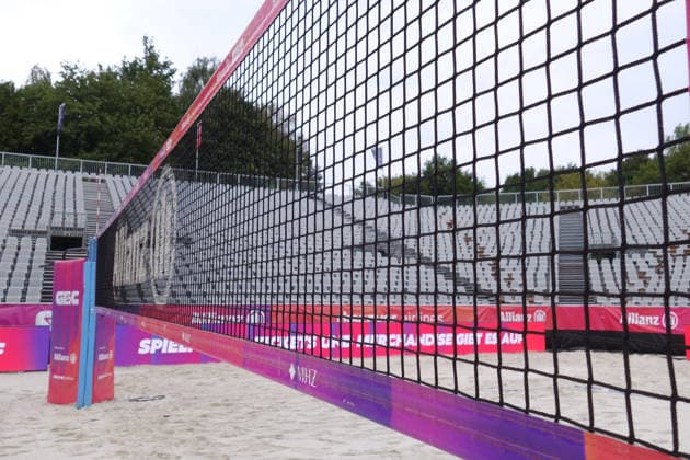 Beachvolleyball, DM in Dortmund, Vorbereitungen