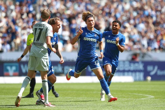 Fußball, 2. BL, Karlsruher SC - VfL Wolfsburg