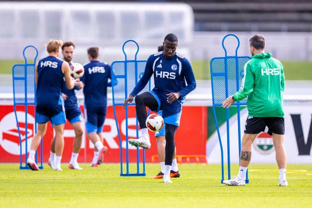 Fußball, 1. BL, FC Schalke 04, Training