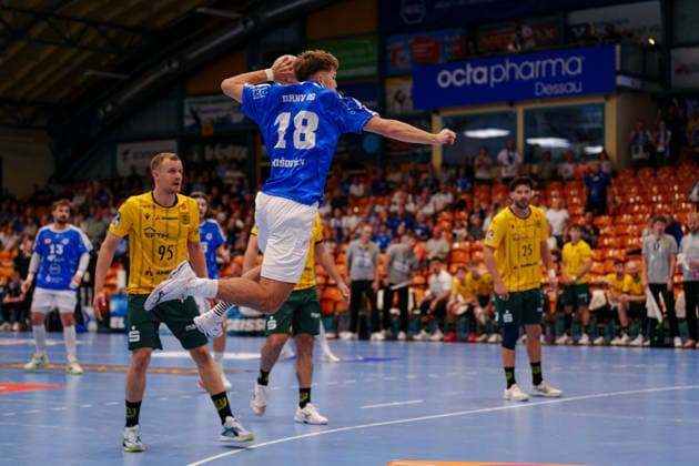 Handball, 2. BL, Dessau-Roßlauer HV - Eintracht Hagen