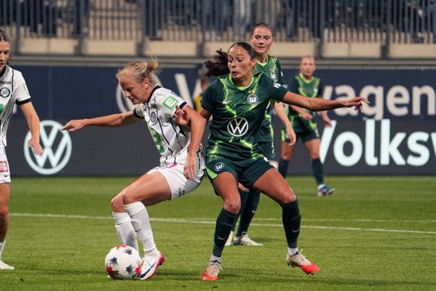 Fußball, Frauen, EC-Quali, VfL Wolfsburg - SK Sturm Graz