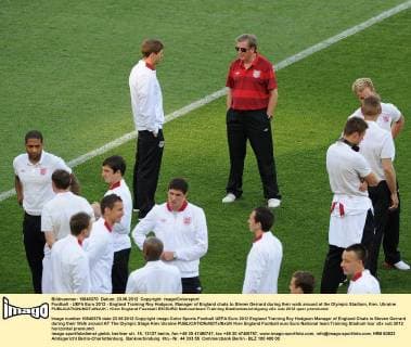 Fussball, EURO 2012, Platzbegehung England in Kiew